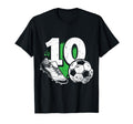 10Th Birthday Soccer Player Football T-Shirt - Casual Everyday Wear Unisex - T-Shirt, Sweatshirt, Hoodie