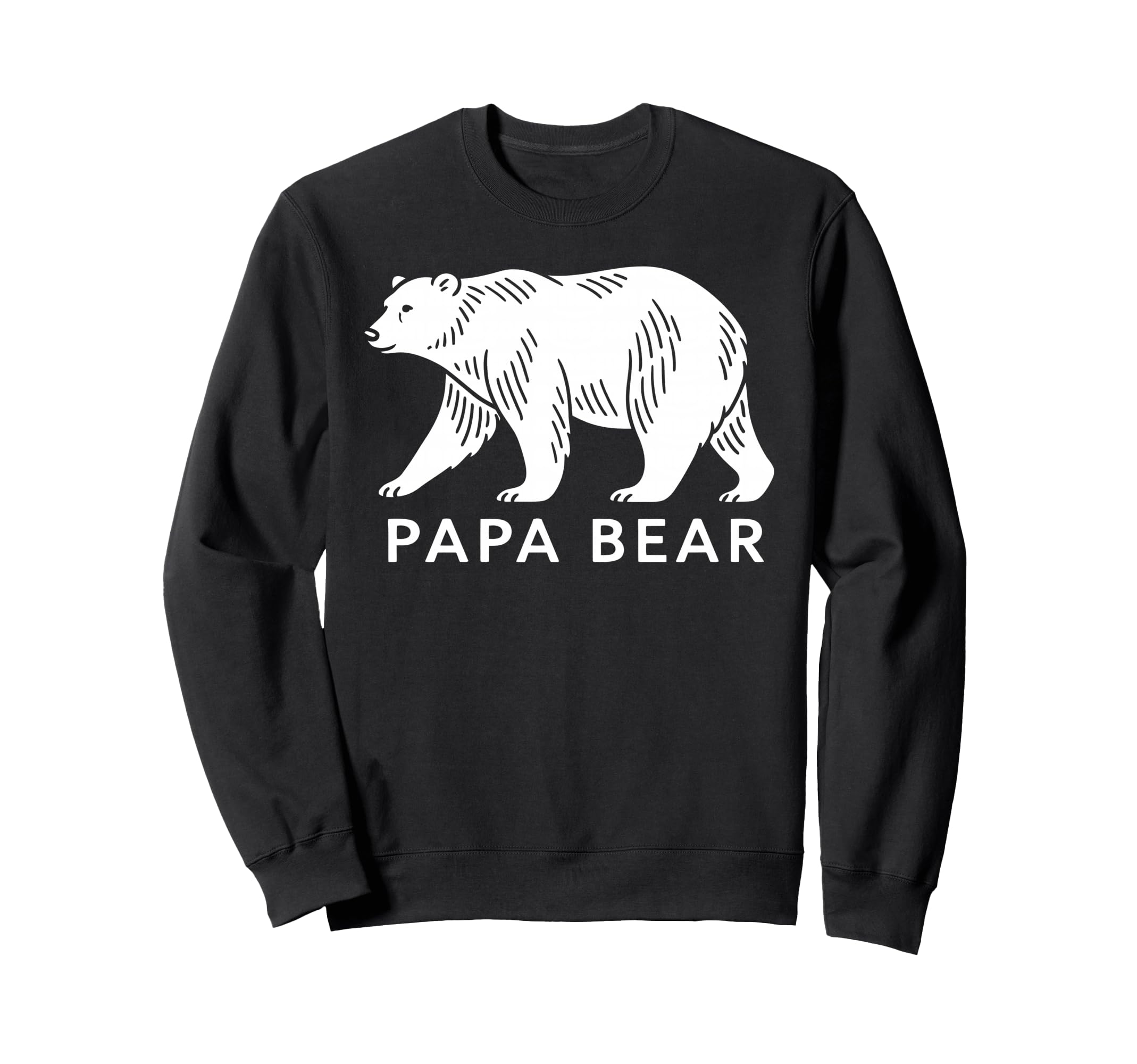 Papa Bear Polar Dad Family Sweatshirt - Unique Graphic for Adults - T-Shirt, Sweatshirt, Hoodie