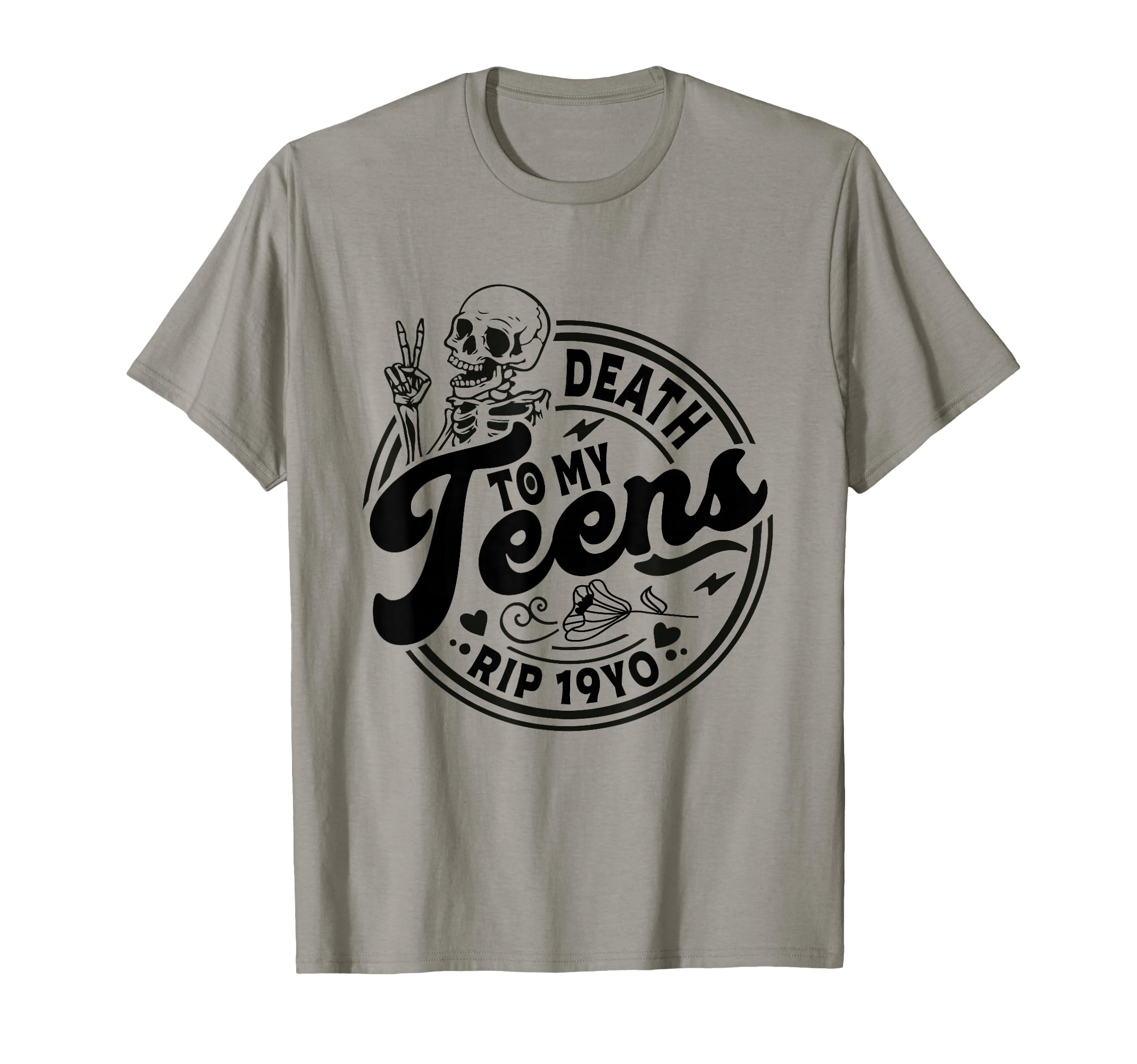 Funny Death To My Teens R I P T-Shirt - Aesthetic Graphic Men Women - T-Shirt, Sweatshirt, Hoodie