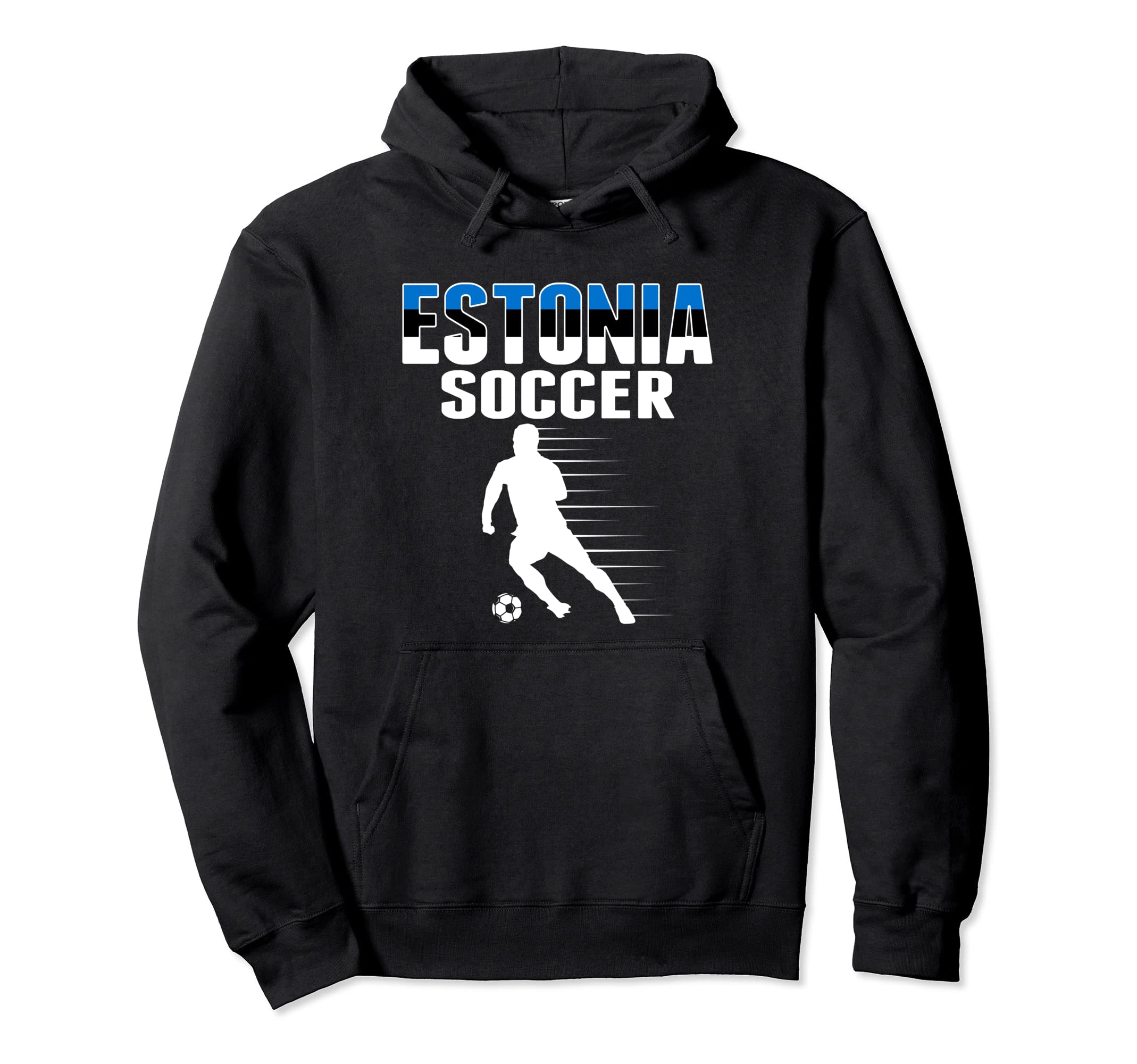 Estonia Soccer Fans Jersey Estonian Hoodie - Casual Everyday Wear Unisex - T-Shirt, Sweatshirt, Hoodie