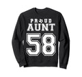 Number 58 Custom Proud Soccer Sweatshirt - Casual Everyday Wear Unisex - T-Shirt, Sweatshirt, Hoodie