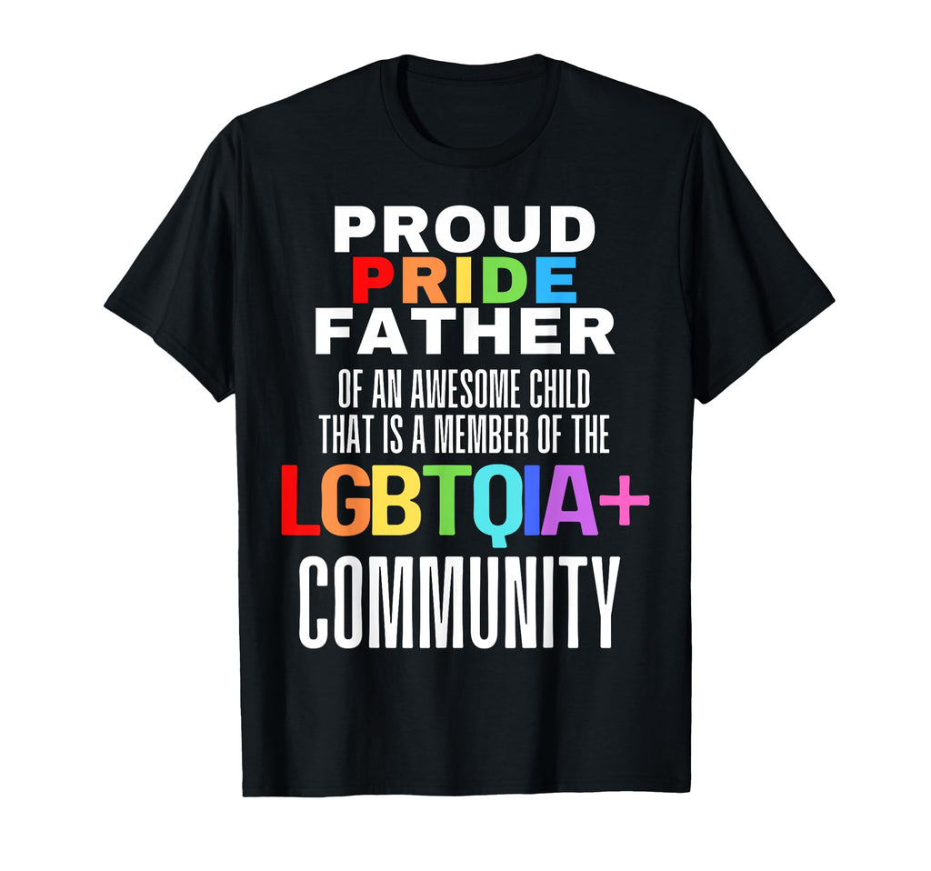 Proud Pride Father I Love My Daughter T-Shirt - Minimalist Print Men Women - T-Shirt, Sweatshirt, Hoodie