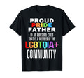 Proud Pride Father I Love My Daughter T-Shirt - Minimalist Print Men Women - T-Shirt, Sweatshirt, Hoodie