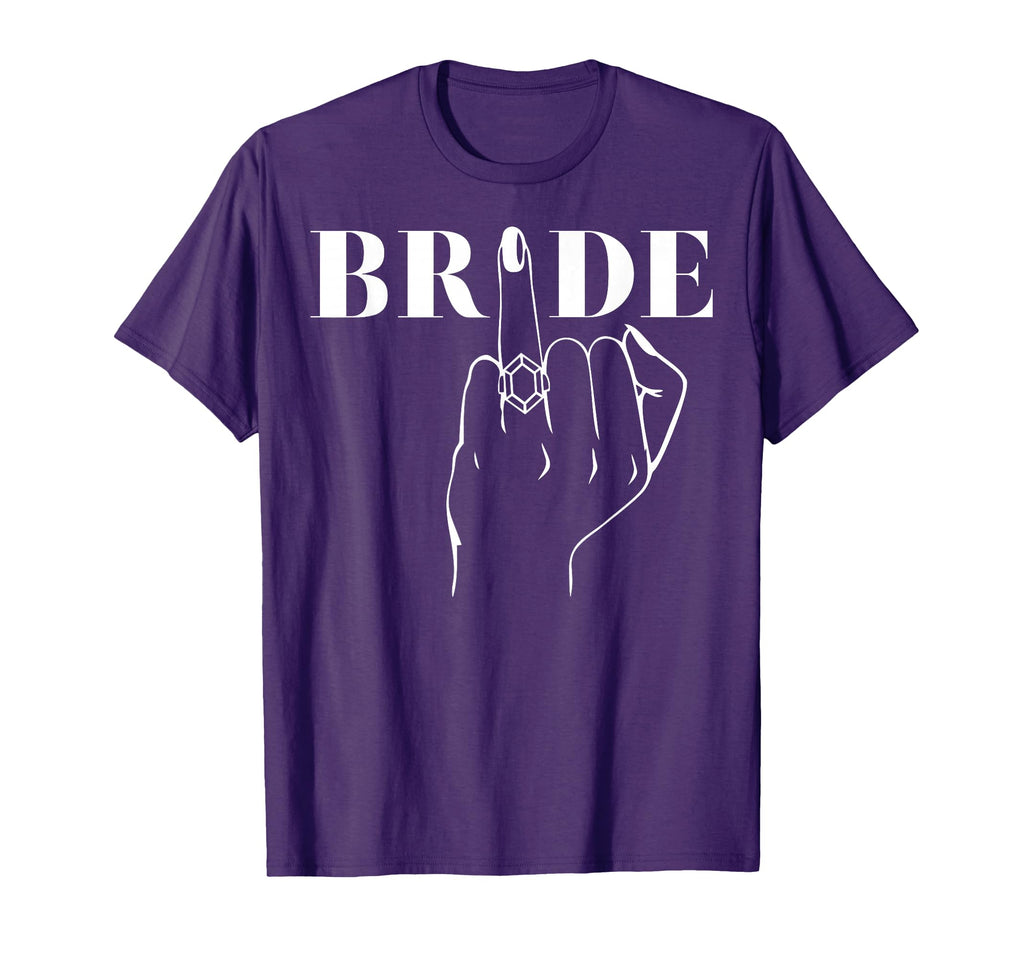 Bride Ring Finger Wedding Bridal T-Shirt - Novelty Apparel Men Women - T-Shirt, Sweatshirt, Hoodie