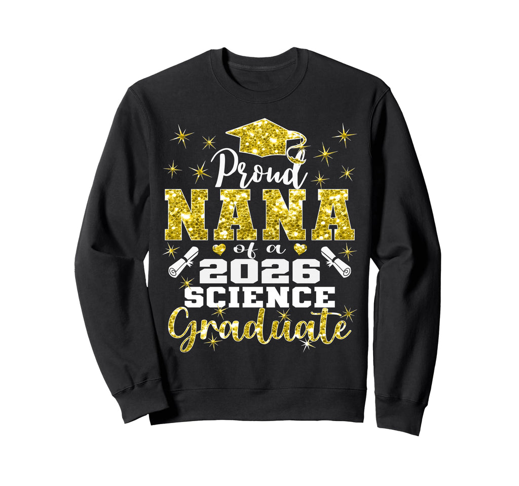 Proud Homie 2026 Science Graduate Sweatshirt - Novelty Apparel Unisex - T-Shirt, Sweatshirt, Hoodie