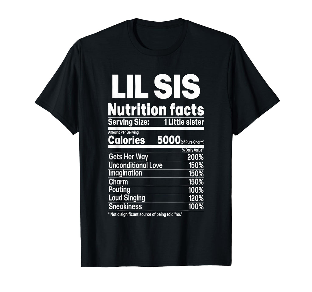 Little Sister Funny Sibling Lil Sis T-Shirt - Unique Graphic Men Women - T-Shirt, Sweatshirt, Hoodie