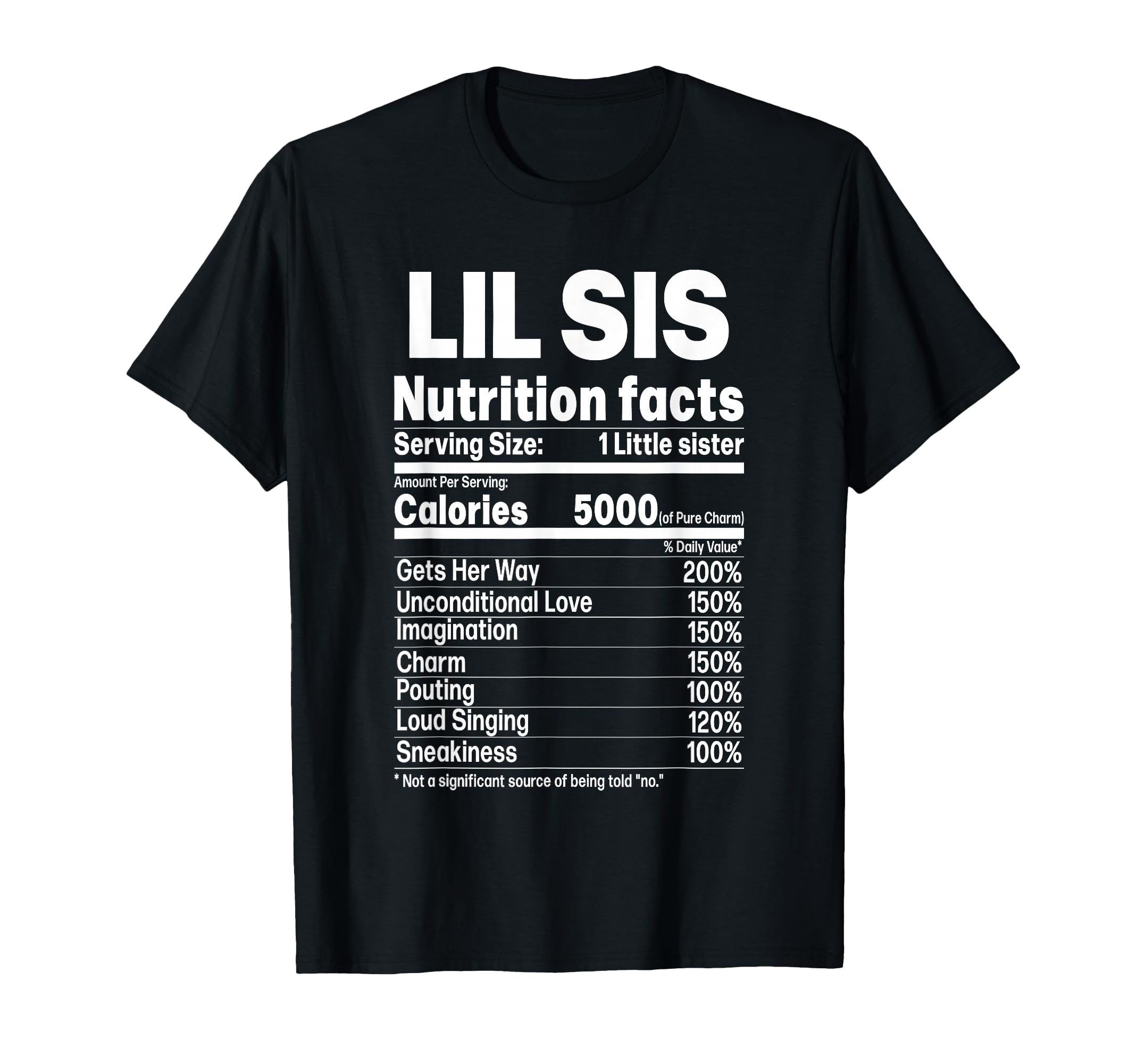 Little Sister Funny Sibling Lil Sis T-Shirt - Unique Graphic Men Women - T-Shirt, Sweatshirt, Hoodie