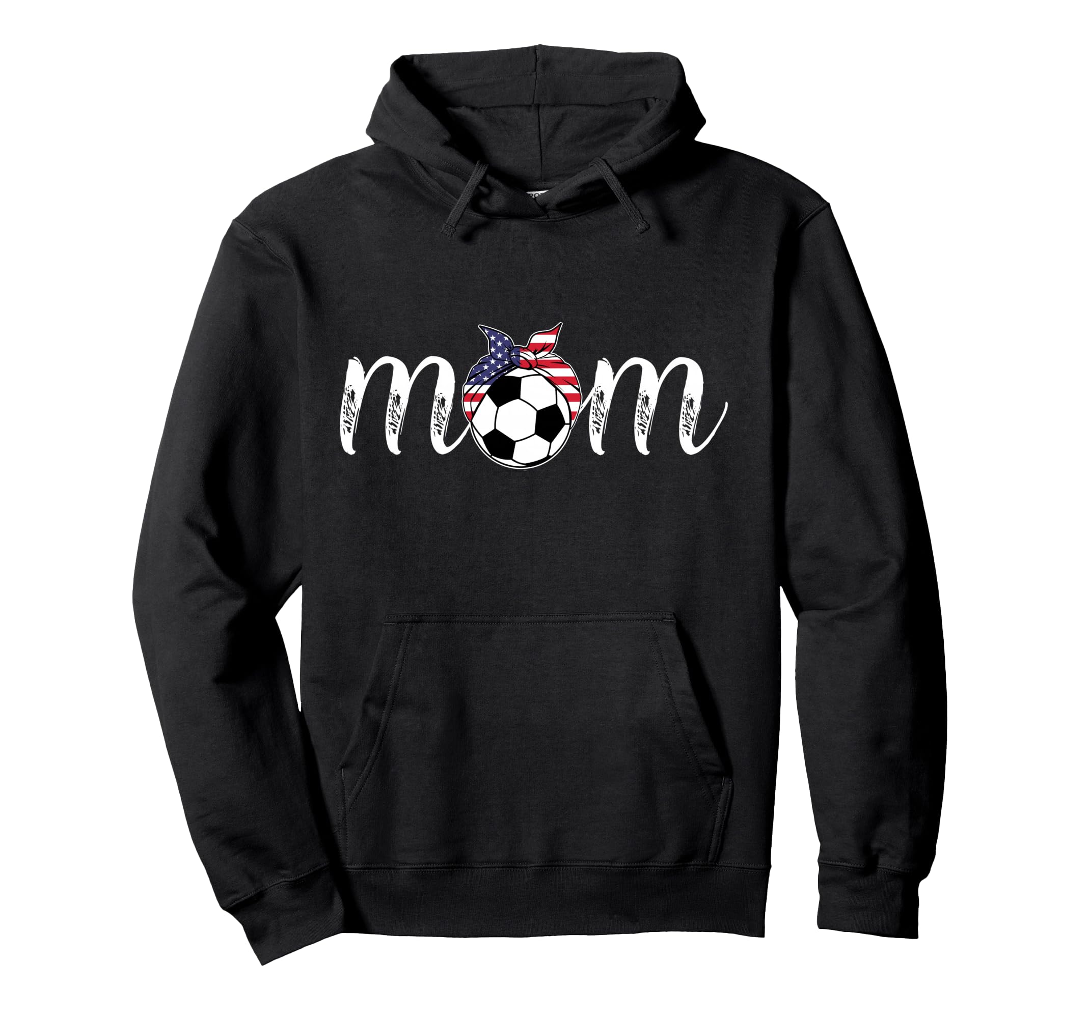 Soccer Ball Bandana Hair Tie Hoodie - Casual Everyday Wear for Adults - T-Shirt, Sweatshirt, Hoodie