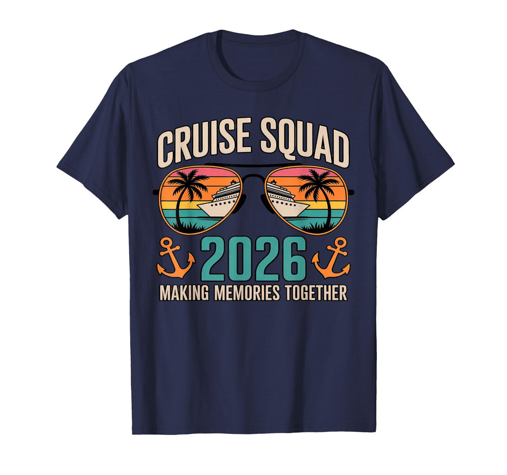 Cruise Squad 2026 Summer Vacation T-Shirt - Novelty Apparel for Adults - T-Shirt, Sweatshirt, Hoodie