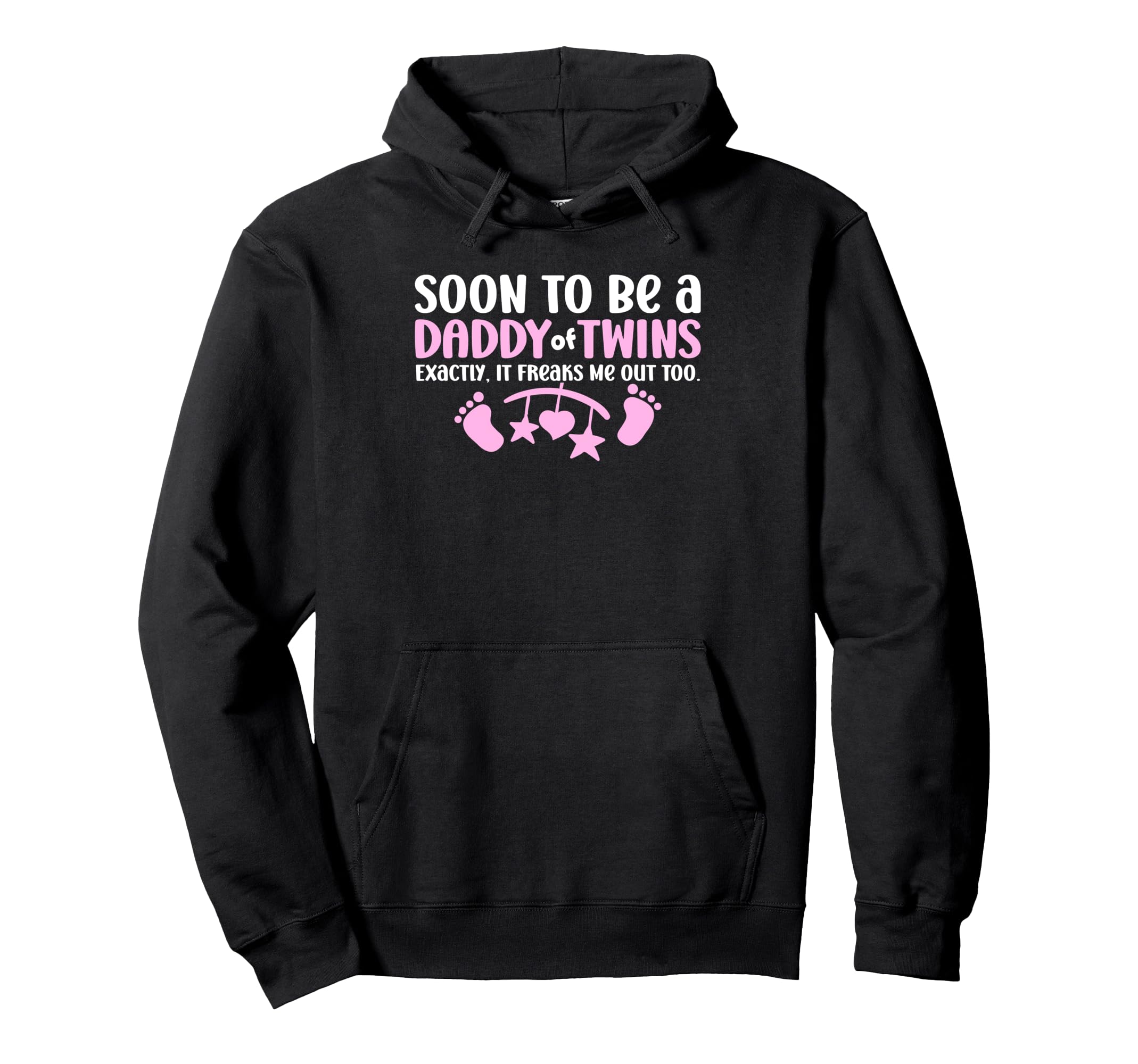 Future Father Twins Soon To Be Daddy Hoodie - Unique Graphic for Adults - T-Shirt, Sweatshirt, Hoodie