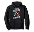 Mexico Soccer Supporters Fun Flag Hoodie - Custom Art Print for Adults - T-Shirt, Sweatshirt, Hoodie