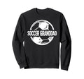 Soccer Granddad Grandpa Granddad Sweatshirt - Custom Art Print for Adults - T-Shirt, Sweatshirt, Hoodie