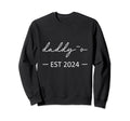 Daddy O Est 2024 New Dad Dad Sweatshirt - Streetwear Style for Adults - T-Shirt, Sweatshirt, Hoodie
