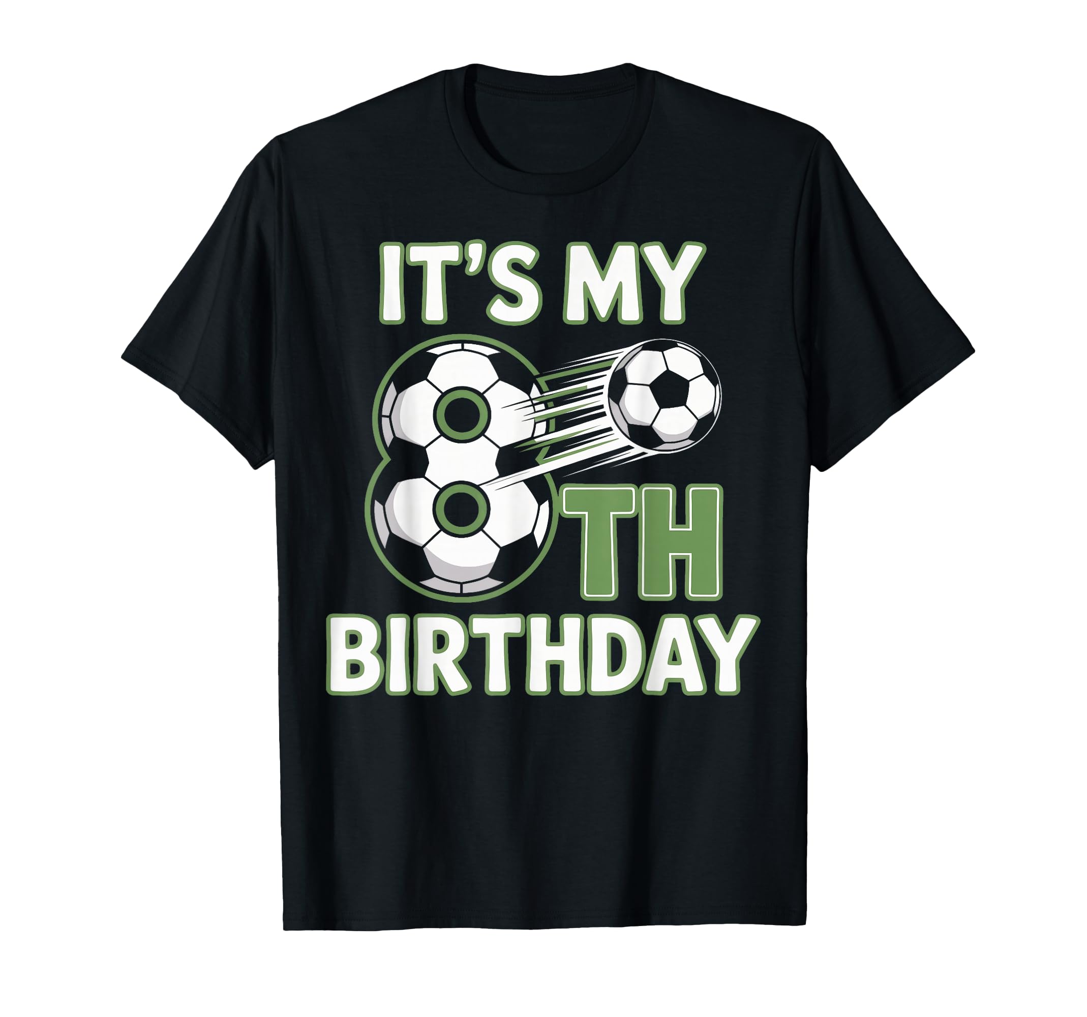 Soccer Birthday Party Eighth Year T-Shirt - Streetwear Style for Adults - T-Shirt, Sweatshirt, Hoodie