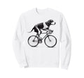 Bluetick Coonhound Dog Riding Bike Sweatshirt - Trendy Graphic for Adults - T-Shirt, Sweatshirt, Hoodie