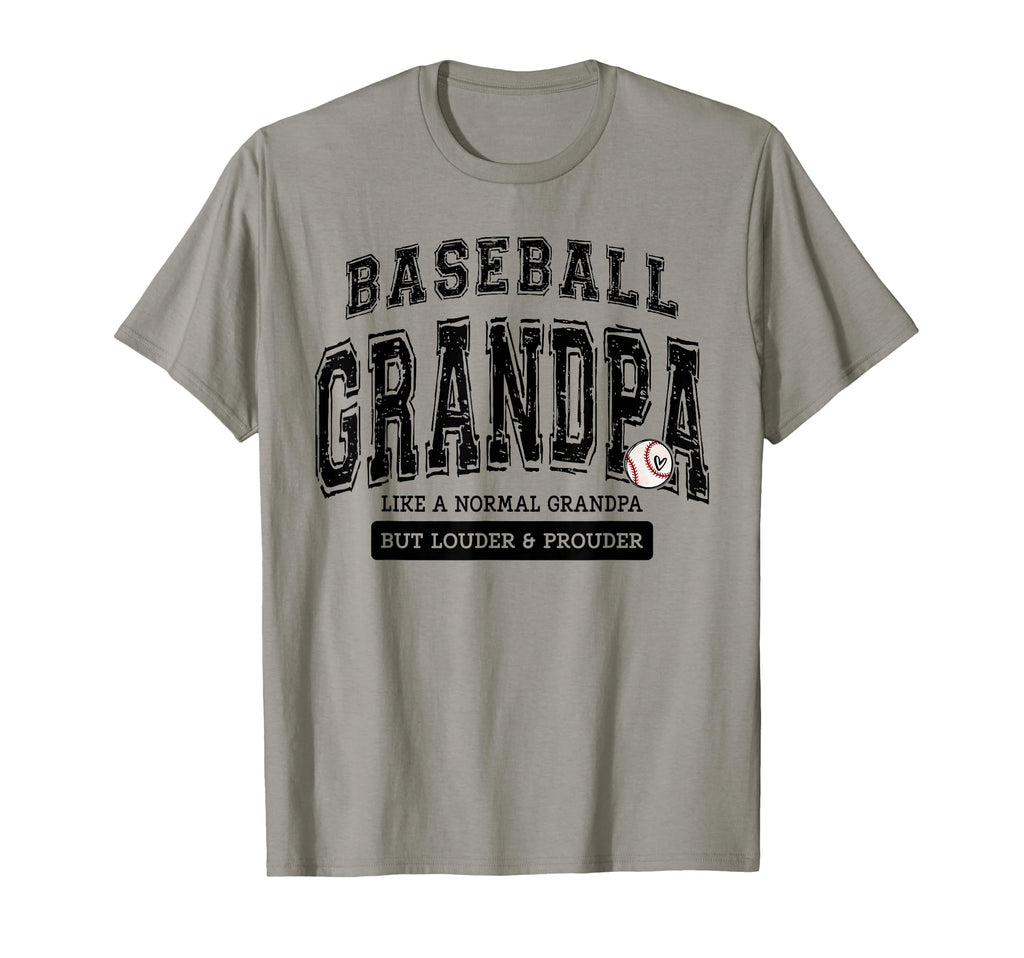 Baseball Grandpa Baseball Fathers T-Shirt - Minimalist Print for Adults - T-Shirt, Sweatshirt, Hoodie