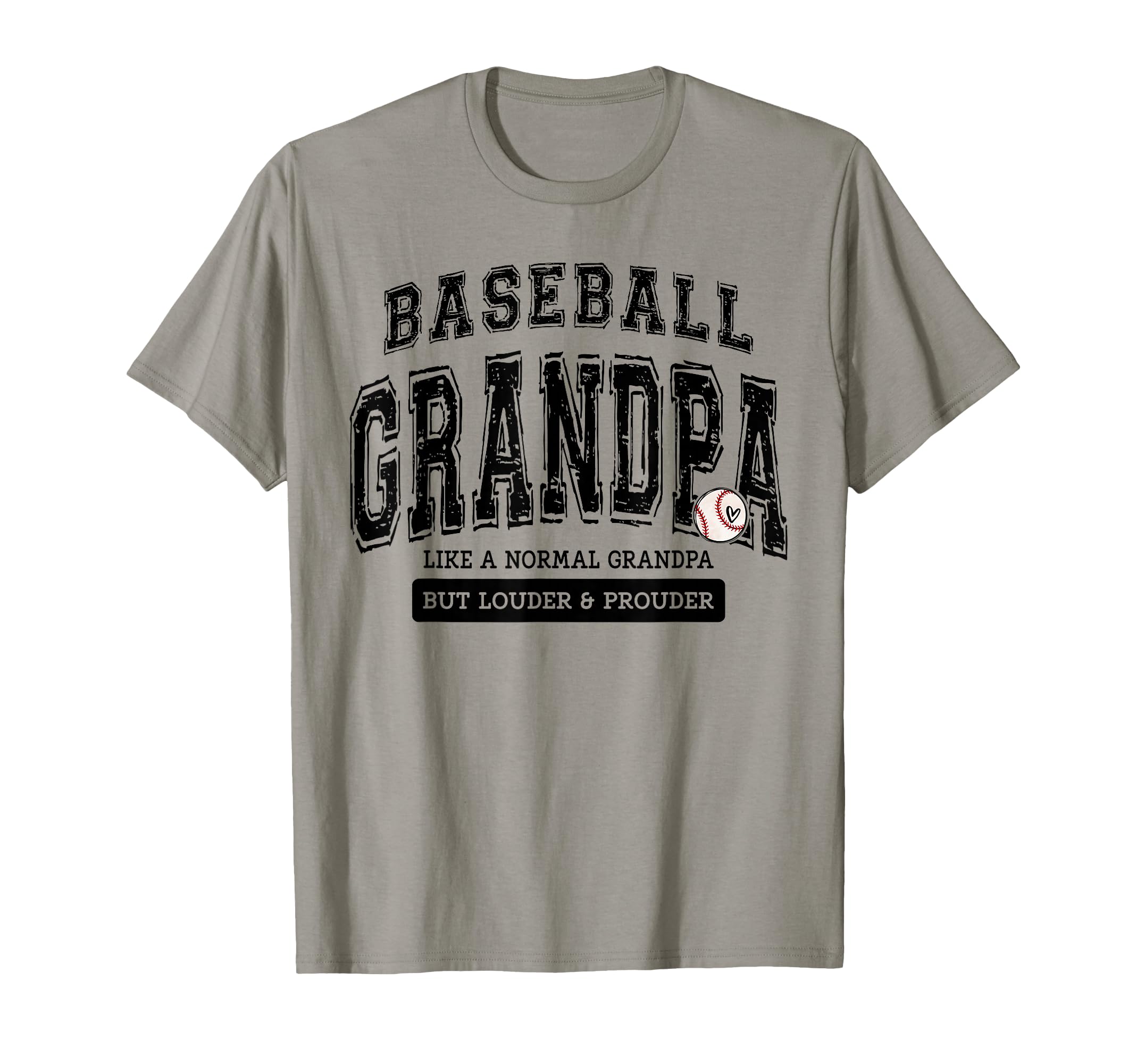 Baseball Grandpa Baseball Fathers T-Shirt - Minimalist Print for Adults - T-Shirt, Sweatshirt, Hoodie