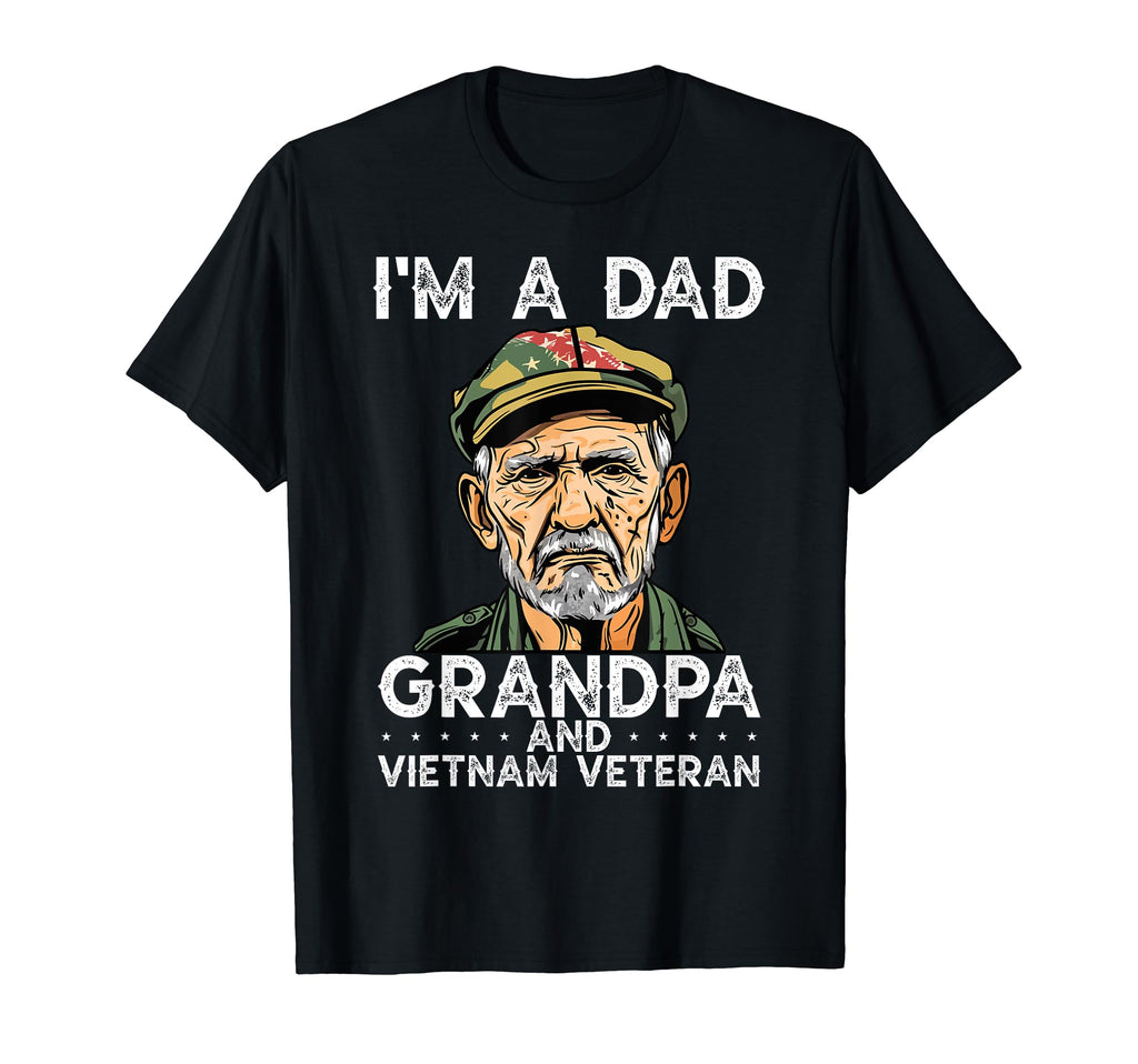 Fathers Day Vietnam Veteran Dad T-Shirt - Custom Art Print Men Women - T-Shirt, Sweatshirt, Hoodie