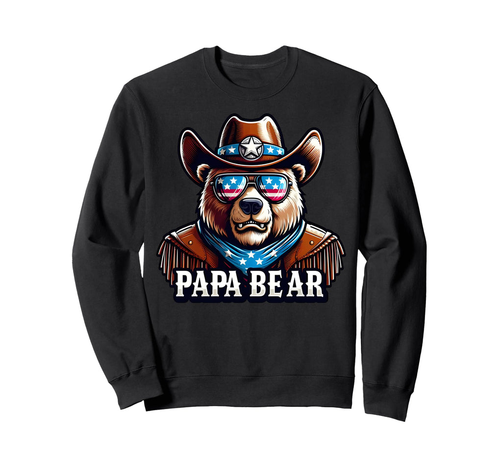 Papa Bear Gifts Funny Birthday Fun Sweatshirt - Streetwear Style Men Women - T-Shirt, Sweatshirt, Hoodie