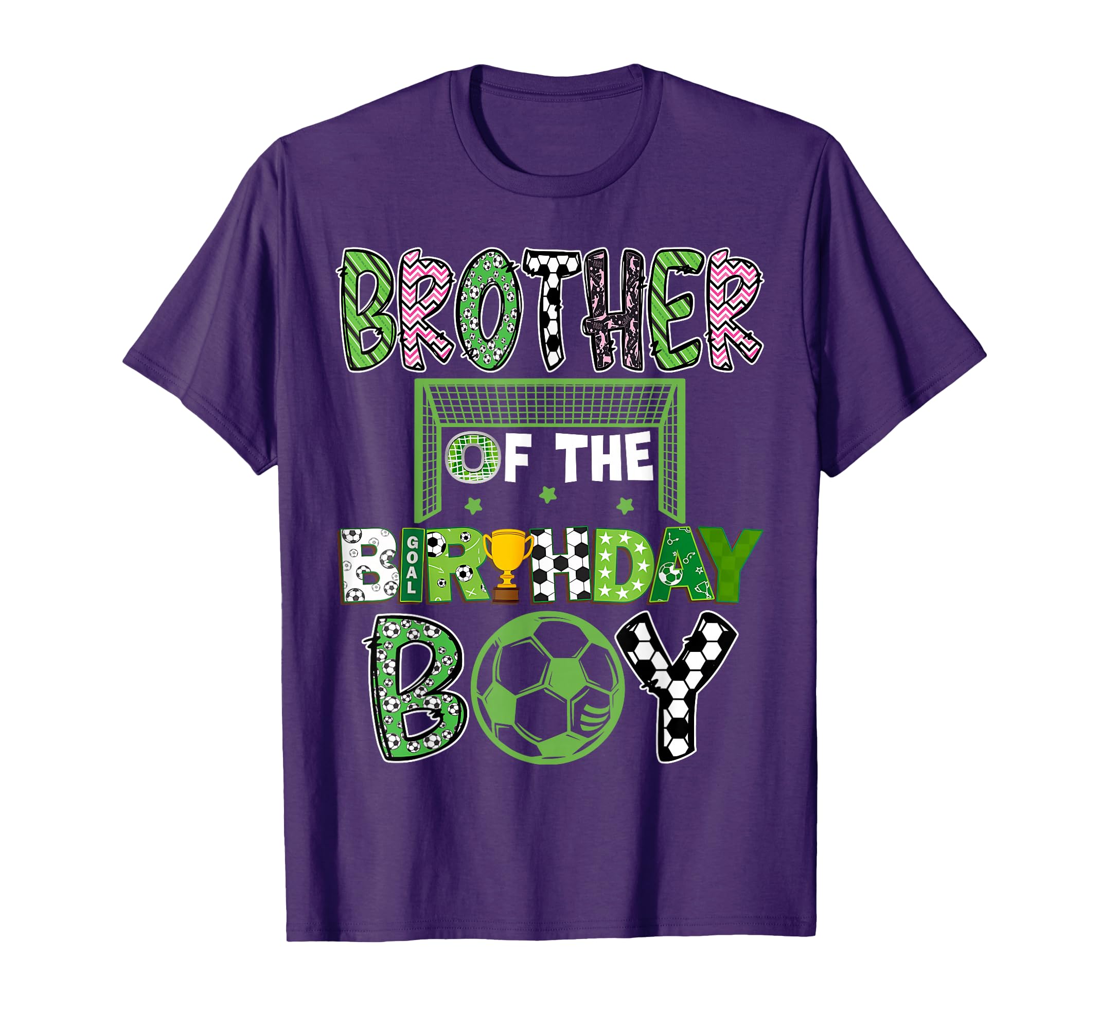 Brother Birthday Soccer Player Birthday T-Shirt - Custom Art Print Unisex - T-Shirt, Sweatshirt, Hoodie