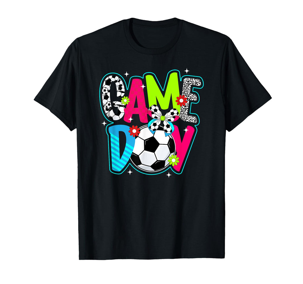 Game Day Preppy Game Day Soccer T-Shirt - Fun Novelty Design Men Women - T-Shirt, Sweatshirt, Hoodie