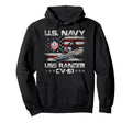 Uss Ranger Cv 61 Veteran Patriotic Hoodie - Novelty Apparel Unisex - T-Shirt, Sweatshirt, Hoodie
