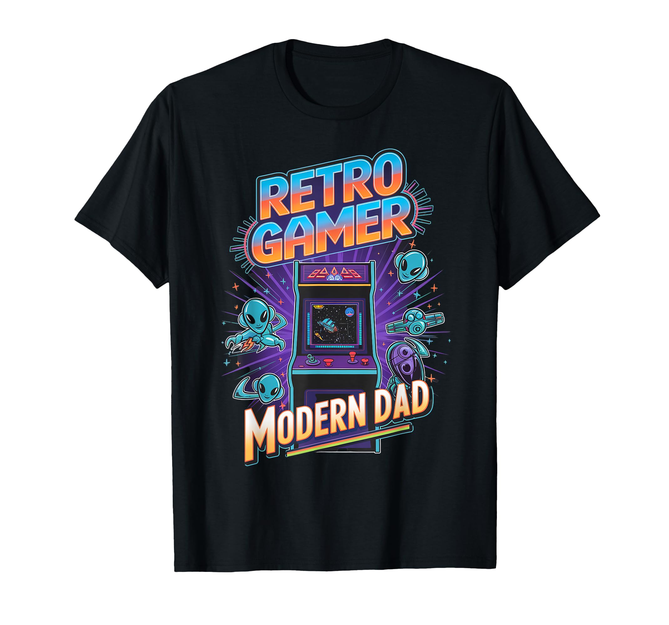 Gamer Modern Dad Arcade Gamer Gaming T-Shirt - Trendy Graphic Men Women - T-Shirt, Sweatshirt, Hoodie