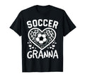 Soccer Granna Leopard Heart T-Shirt - Casual Everyday Wear for Adults - T-Shirt, Sweatshirt, Hoodie