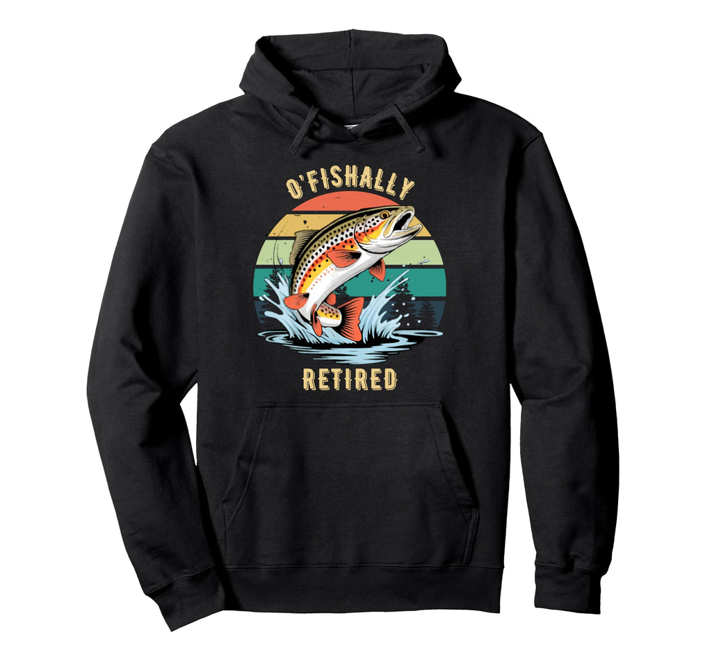 Fishing Dad Fishing Grandpa Joke Lucky Hoodie - Graphic Print Unisex - T-Shirt, Sweatshirt, Hoodie