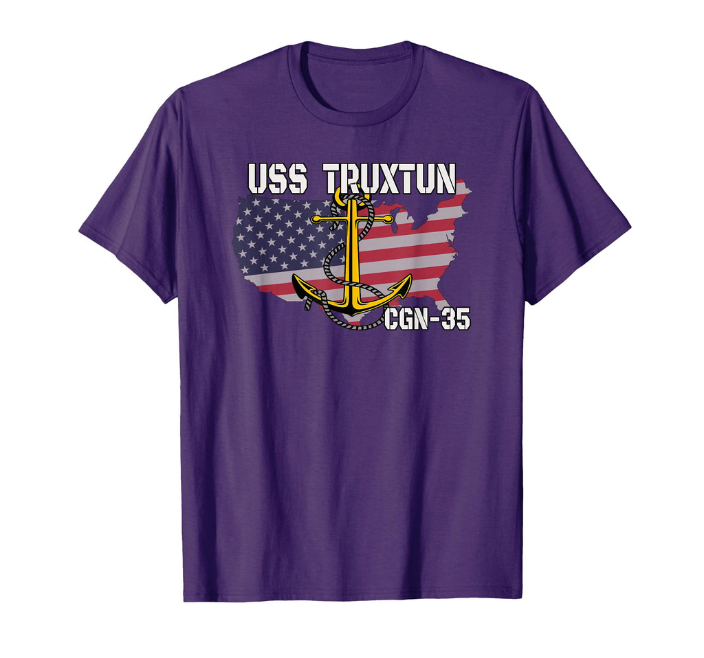 Uss Truxtun Cgn 35 Cruiser Veterans T-Shirt - Custom Art Print Men Women - T-Shirt, Sweatshirt, Hoodie