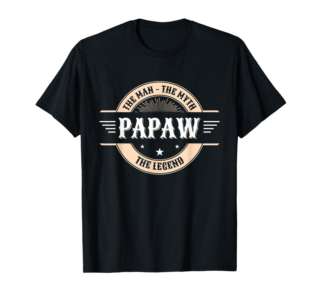 Papaw Myth Legend Dad Grandpa T-Shirt - Minimalist Print for Adults - T-Shirt, Sweatshirt, Hoodie