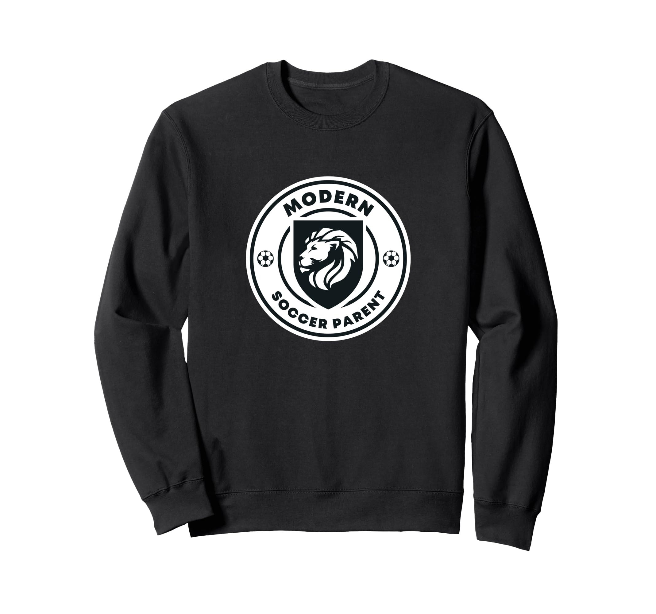 Modern Soccer Parent Lion Logo Sweatshirt - Fun Novelty Design Men Women - T-Shirt, Sweatshirt, Hoodie
