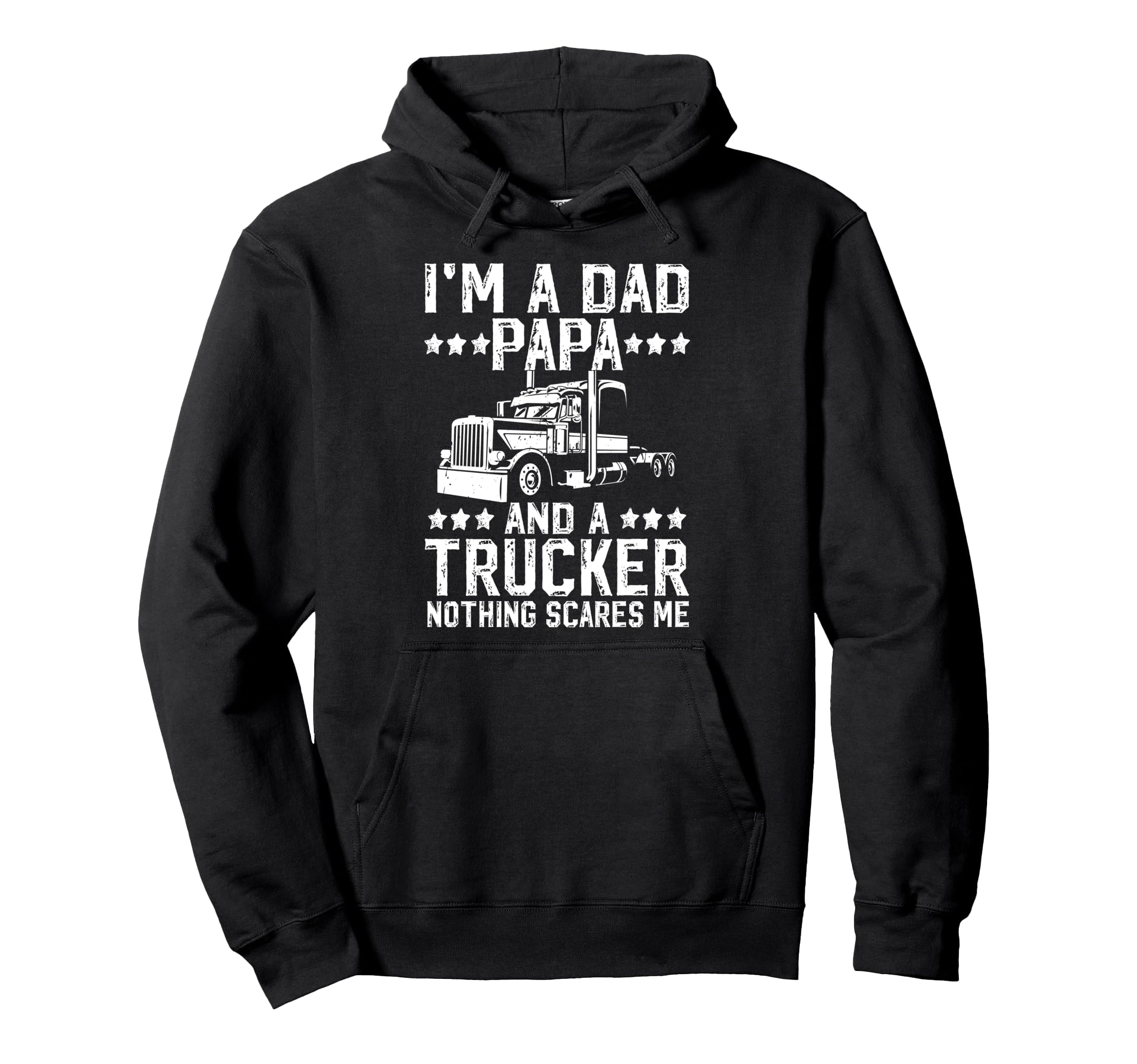 Im Dad Papa And Trucker Papa Truck Hoodie - Trendy Graphic for Adults - T-Shirt, Sweatshirt, Hoodie