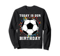 Twins Twin Its Our Birthday Soccer Sweatshirt - Trendy Graphic for Adults - T-Shirt, Sweatshirt, Hoodie