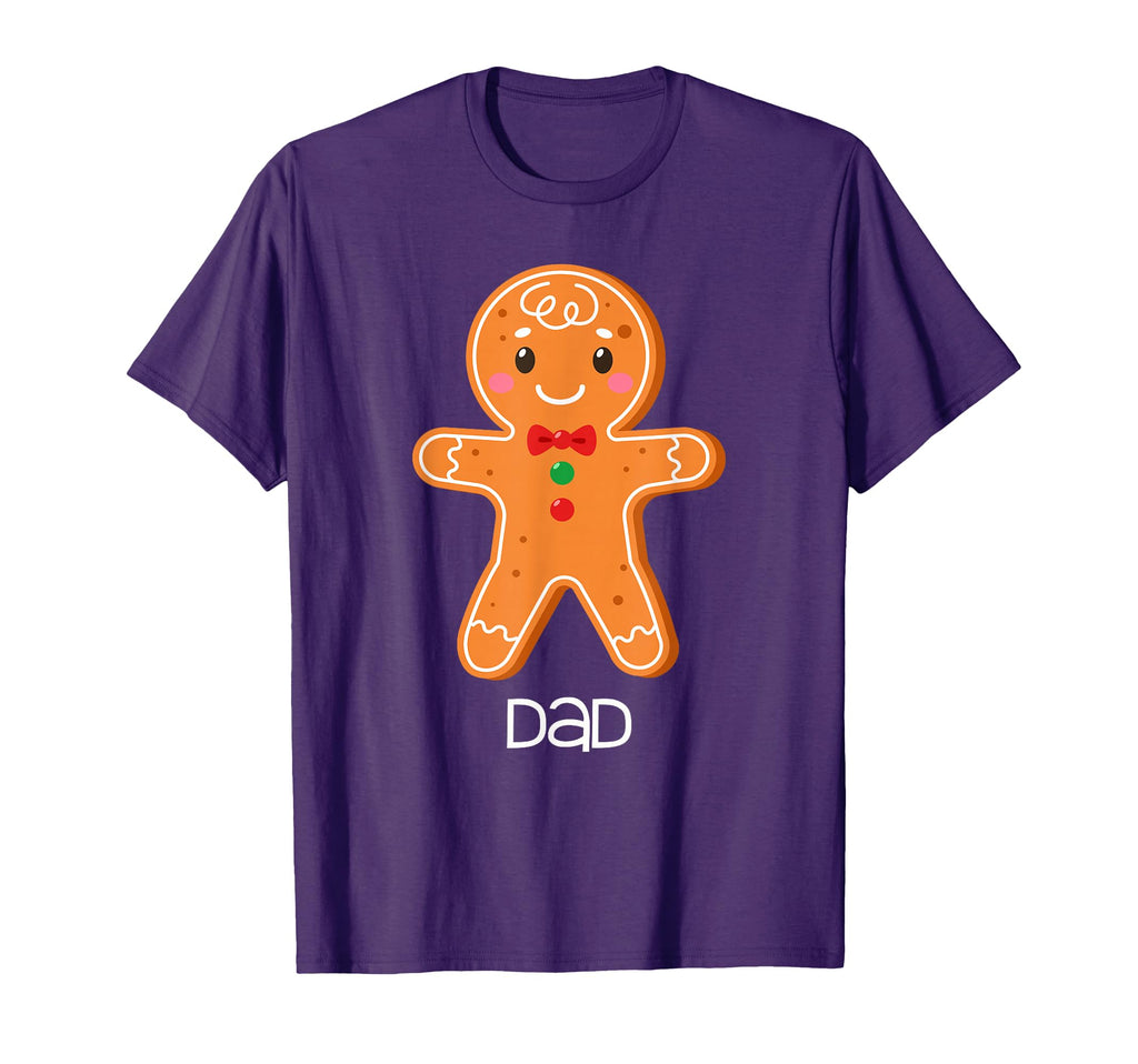Gingerbread Dad Matching Pajamas Family T-Shirt - Graphic Print for Adults - T-Shirt, Sweatshirt, Hoodie
