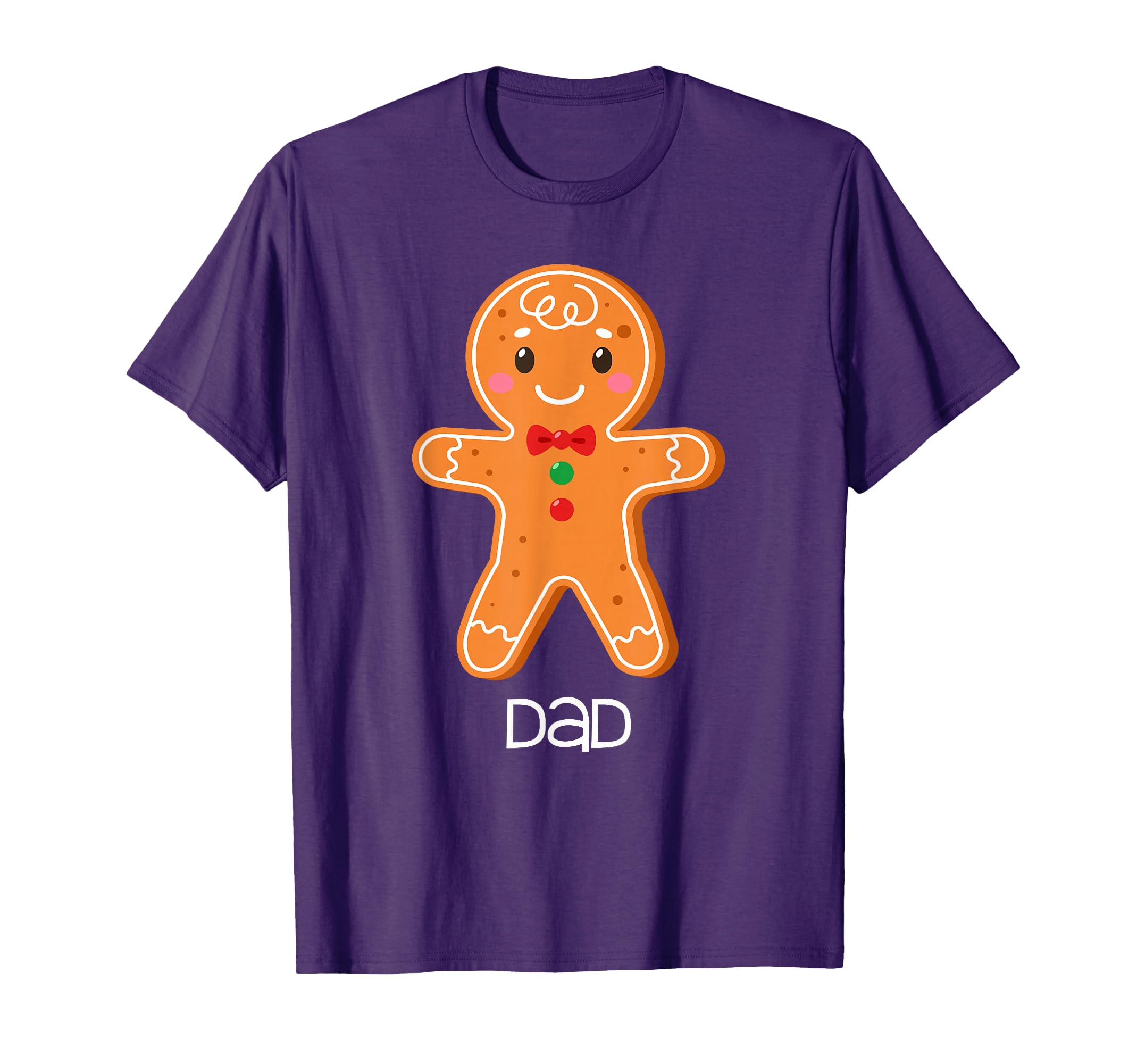 Gingerbread Dad Matching Pajamas Family T-Shirt - Graphic Print for Adults - T-Shirt, Sweatshirt, Hoodie