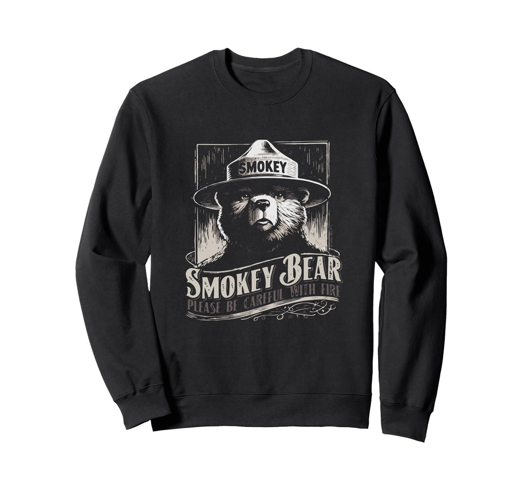 Smokey Bear Wpa Prevent Wildfires Sweatshirt - Trendy Graphic for Adults - T-Shirt, Sweatshirt, Hoodie