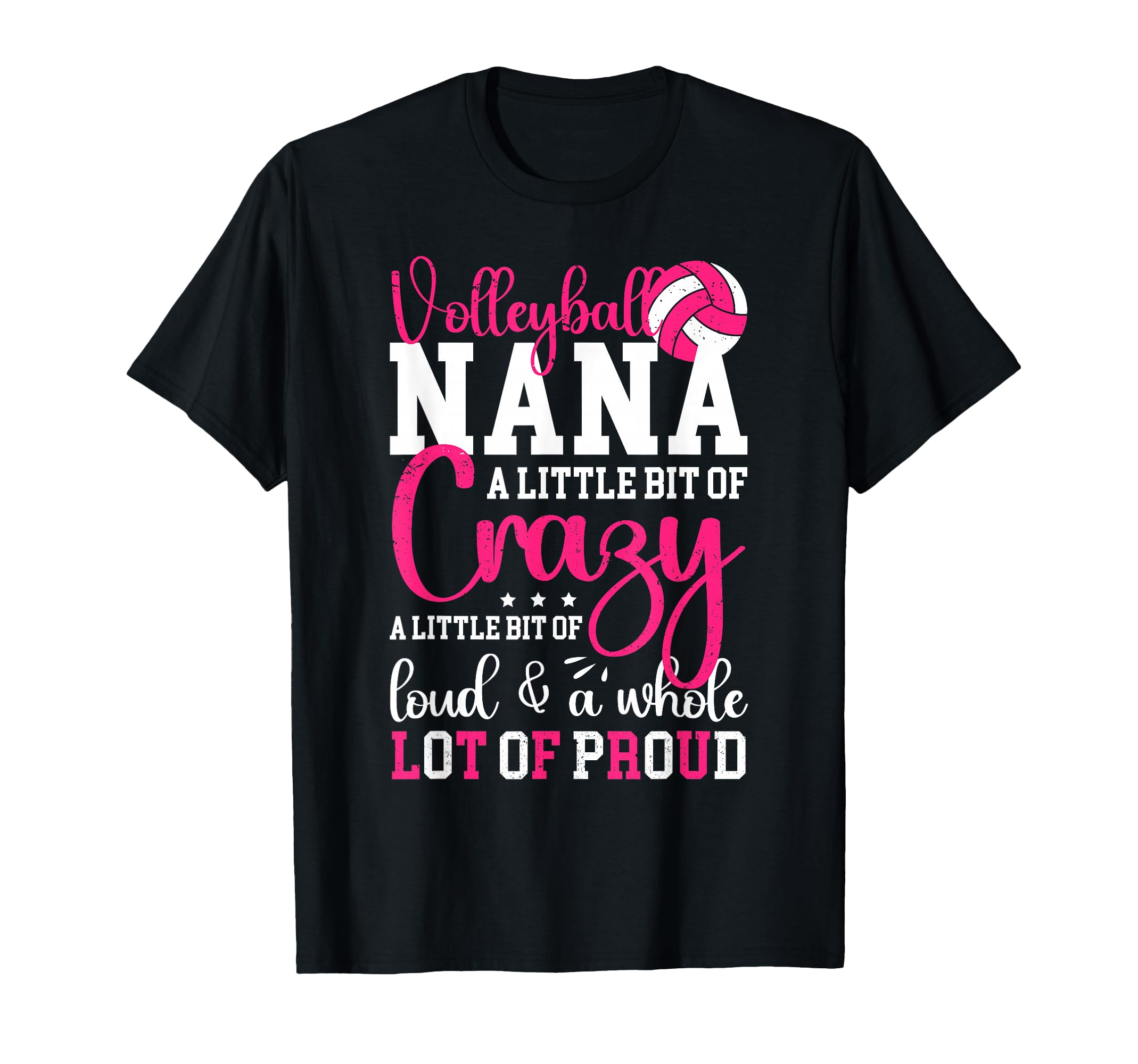 Volleyball Nana Proud Nana Volleyball T-Shirt - Novelty Apparel Men Women - T-Shirt, Sweatshirt, Hoodie