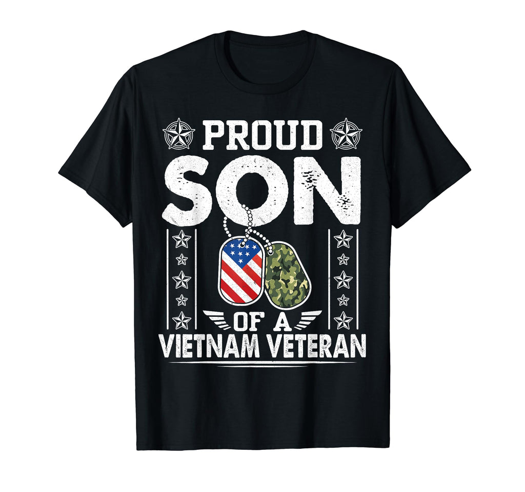 Lovely Proud Son Vietnam Veteran T-Shirt - Casual Everyday Wear for Adults - T-Shirt, Sweatshirt, Hoodie