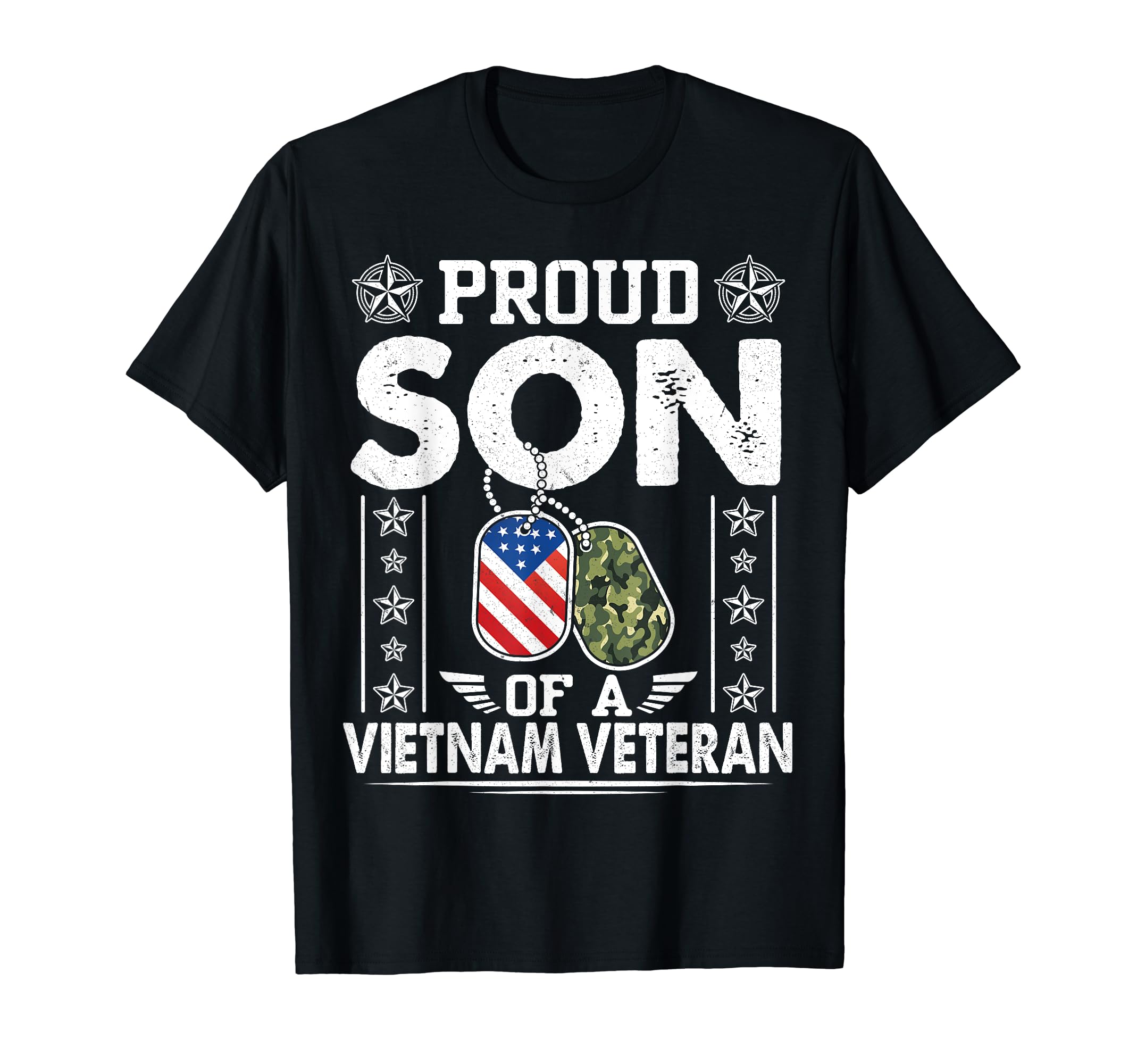 Lovely Proud Son Vietnam Veteran T-Shirt - Casual Everyday Wear for Adults - T-Shirt, Sweatshirt, Hoodie