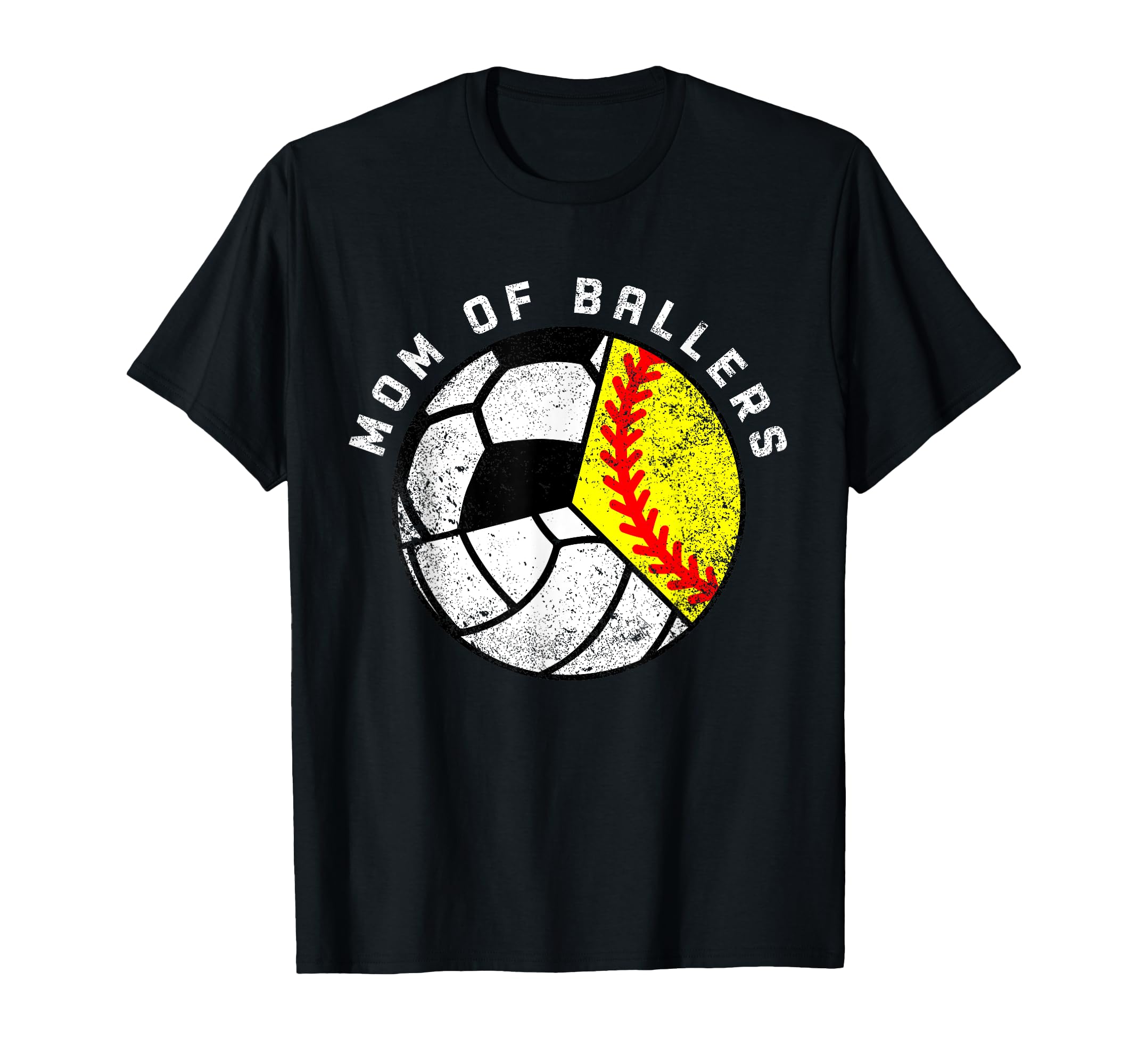 Mom Ballers Funny Softball T-Shirt - Aesthetic Graphic Men Women - T-Shirt, Sweatshirt, Hoodie