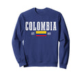 Colombia Est 1810 Colombian Flag Sweatshirt - Trendy Graphic Men Women - T-Shirt, Sweatshirt, Hoodie