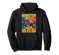 Monster Dad Truck Fathers Day Dad Hoodie - Aesthetic Graphic for Adults - T-Shirt, Sweatshirt, Hoodie