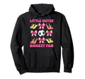 Little Sister Biggest Fan Soccer Hoodie - Novelty Apparel for Adults - T-Shirt, Sweatshirt, Hoodie