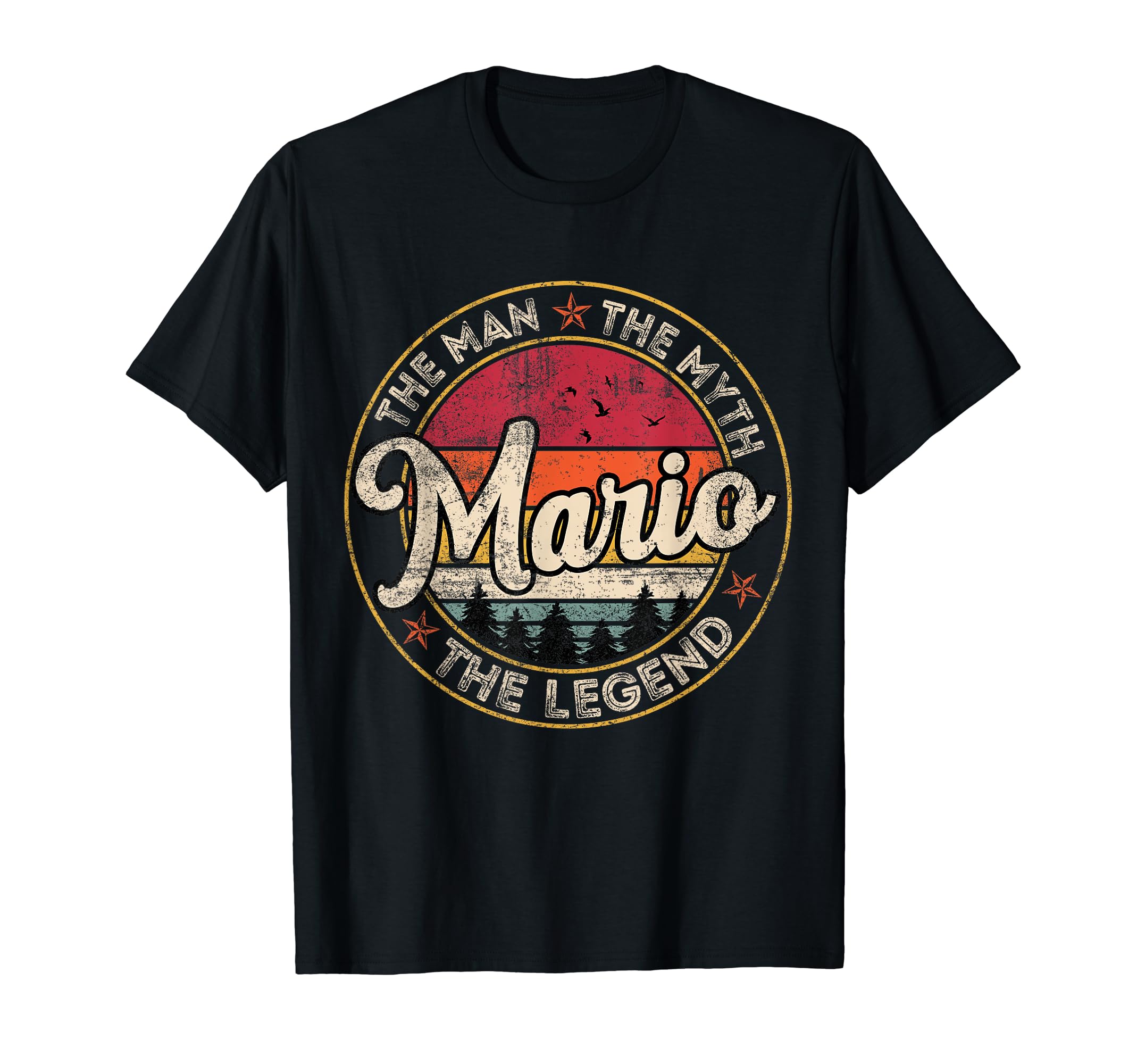 Mario Myth Legend Personalized Name T-Shirt - Minimalist Print for Adults - T-Shirt, Sweatshirt, Hoodie