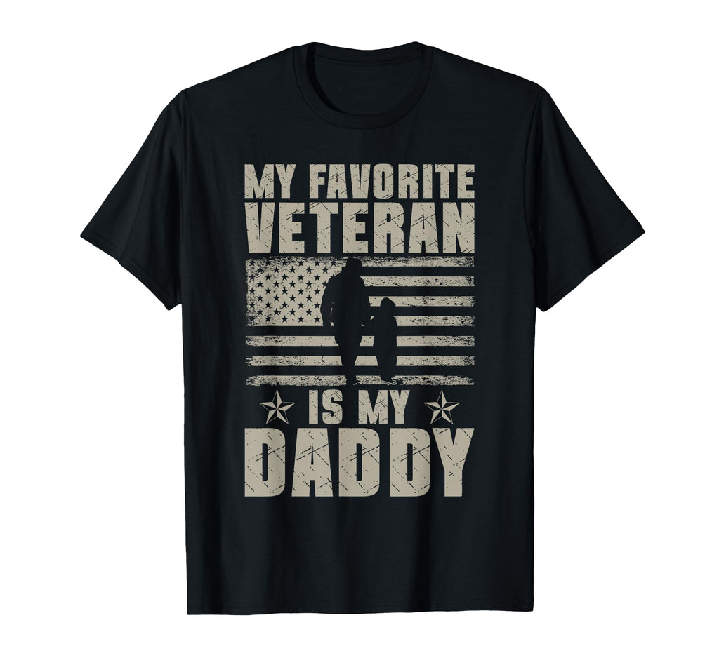 My Favorite Veteran Is My Daddy T-Shirt - Aesthetic Graphic Unisex - T-Shirt, Sweatshirt, Hoodie