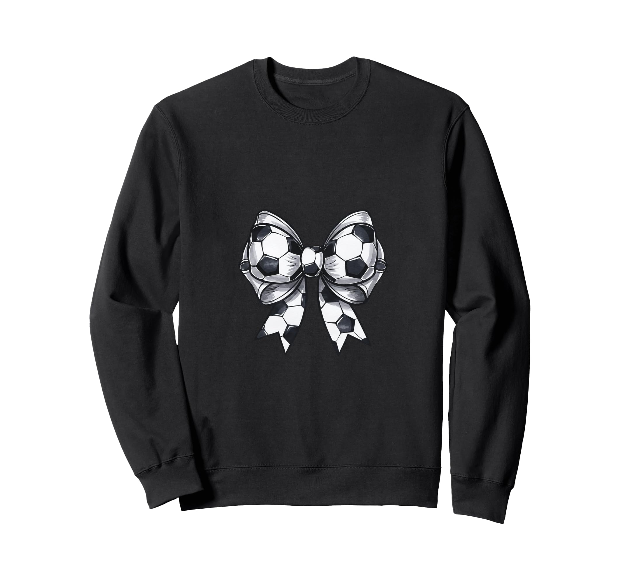 Coquette Soccer Bow Matching Family Bow Sweatshirt - Trendy Graphic Unisex - T-Shirt, Sweatshirt, Hoodie