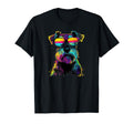Colorful Schnauzer Dad Funny Dog T-Shirt - Novelty Apparel for Adults - T-Shirt, Sweatshirt, Hoodie