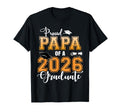 Proud Papa 2026 Graduate Graduation T-Shirt - Novelty Apparel for Adults - T-Shirt, Sweatshirt, Hoodie