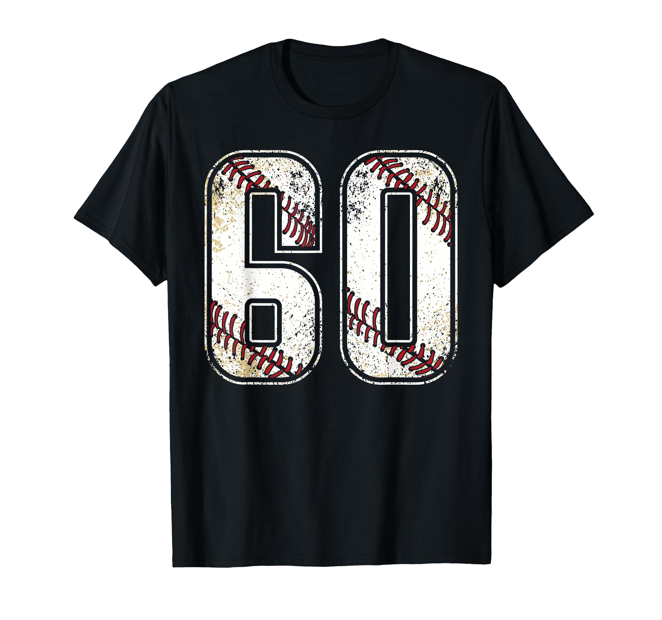 60 Baseball Jersey Number 60 T-Shirt - Fun Novelty Design Men Women - T-Shirt, Sweatshirt, Hoodie